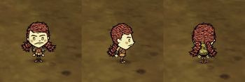 Wigfrid wearing a Spore Pack.